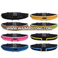 Wholesale Custom Best Quality Waterproof Reflective Elastic Lycra Sport Waist Bag