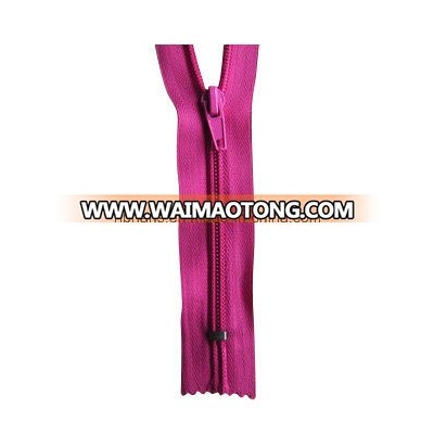 3# Nylon Zipper with Cord 4 Stitch C/E a /L