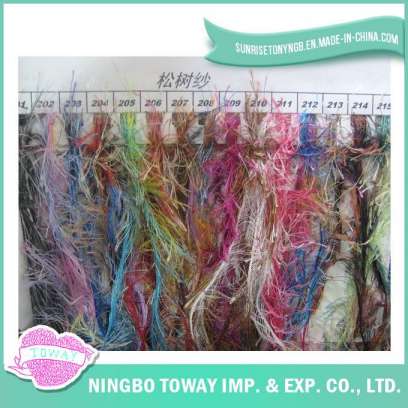 Fancy Pinaster Eyelash Feather Acrylic Knitting Yarn for Baby